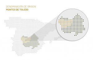 Mapa Denominación de Origen Montes de Toledo